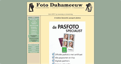 Desktop Screenshot of fotoduhameeuw.be
